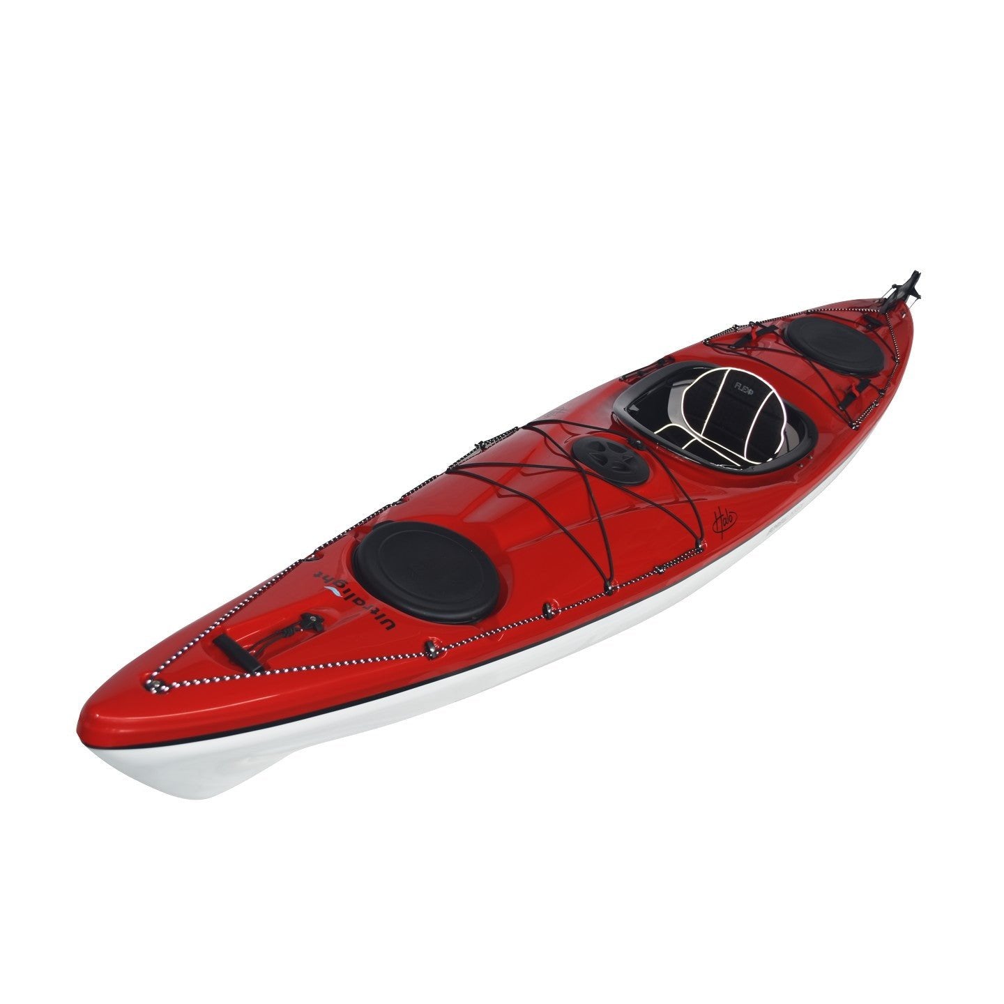 Halo 130 Ultralight Kayak Red Angle